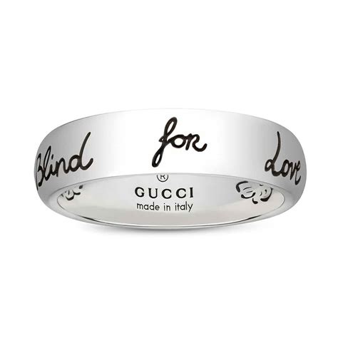 blind for love gucci ioffer|gucci sterling silver love ring.